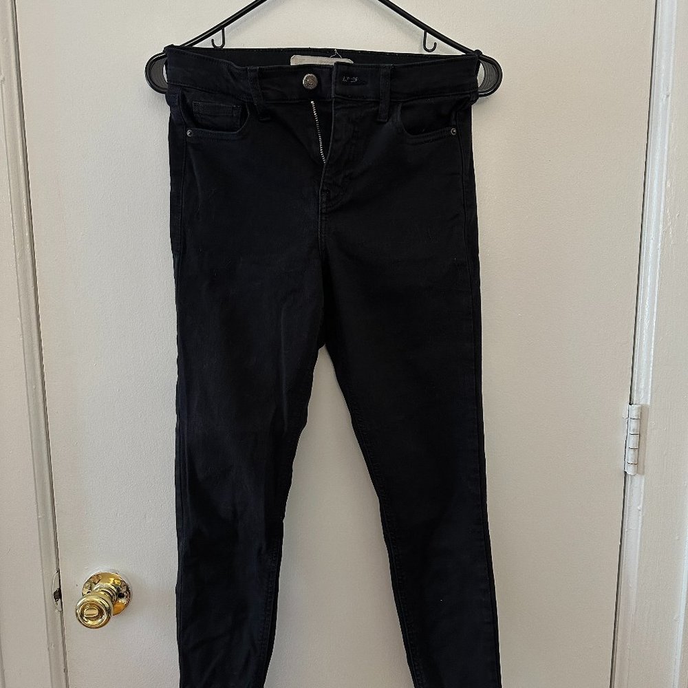 Topshop Black Skinny Jeans W26 L30